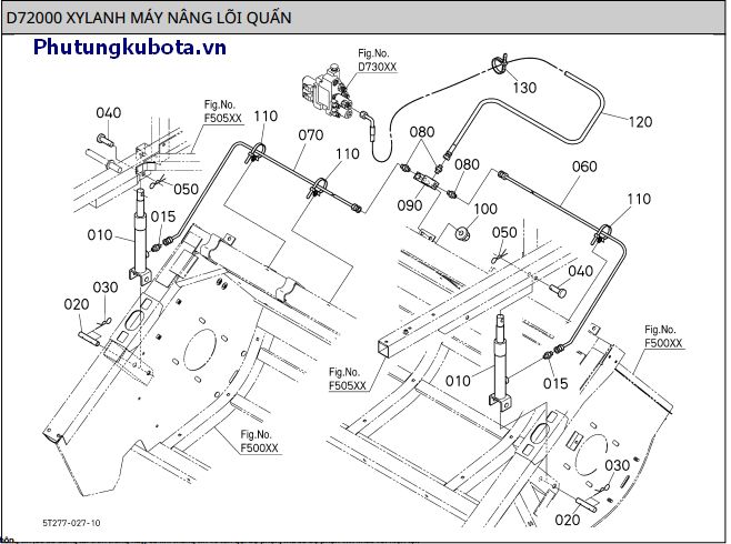 xilanh máy nâng lõi quấn